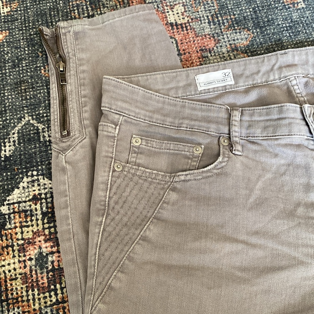 ✨Gap Always Skinny Gray Jeans - Size 32 - Picture 2 of 9